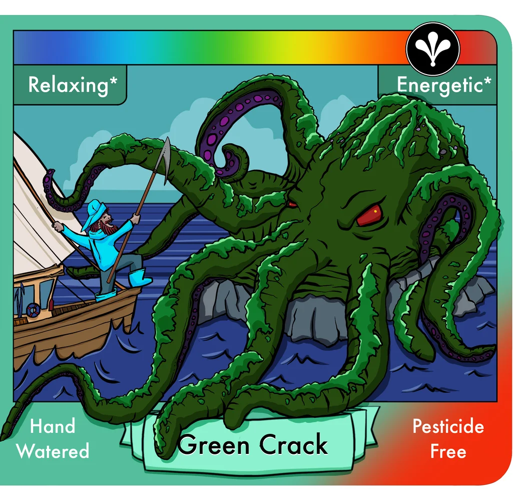 Green Crack label art
